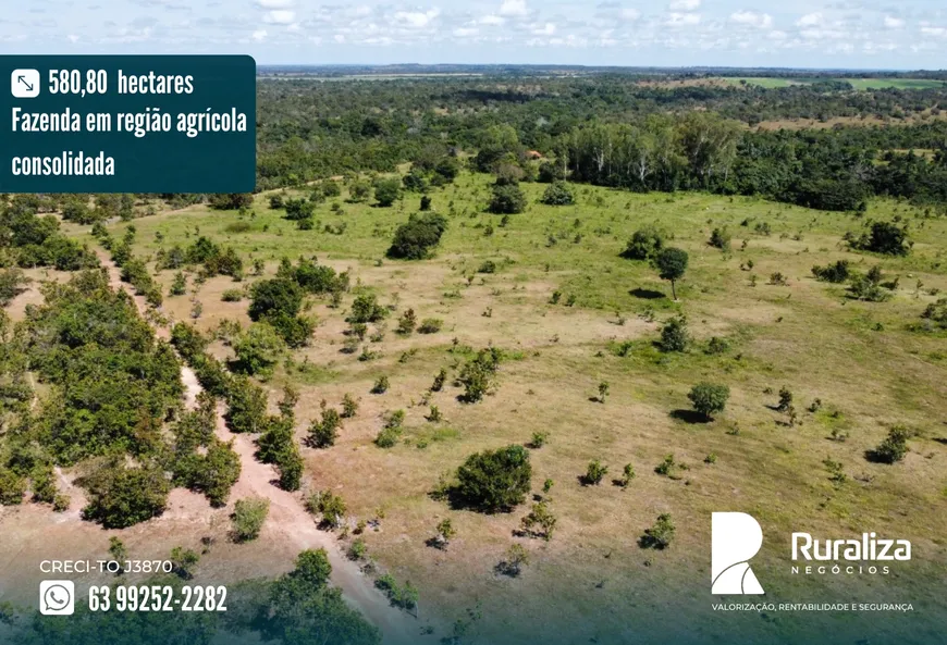 Foto 1 de Fazenda/Sítio à venda, 580m² em Zona Rural, Dois Irmãos do Tocantins