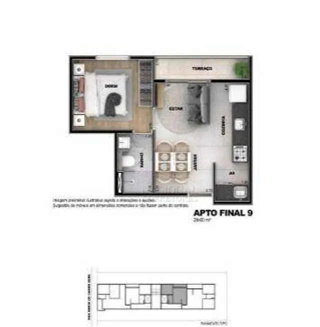 Foto 1 de Apartamento com 1 Quarto à venda, 30m² em Vila Pauliceia, São Paulo