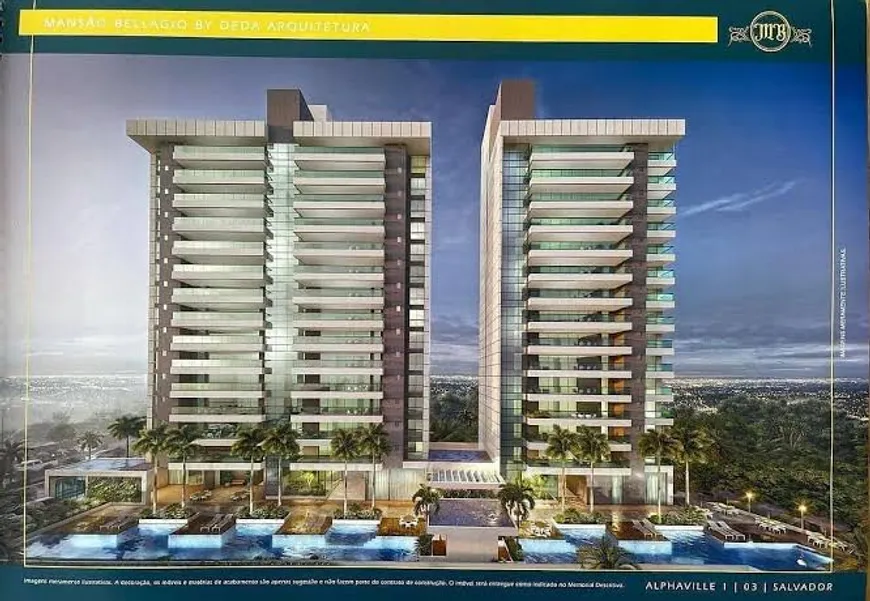 Foto 1 de Apartamento com 4 Quartos à venda, 203m² em Alphaville I, Salvador