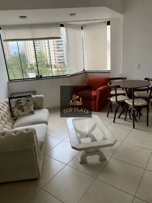 Foto 1 de Flat com 1 Quarto para alugar, 36m² em Paraíso do Morumbi, São Paulo