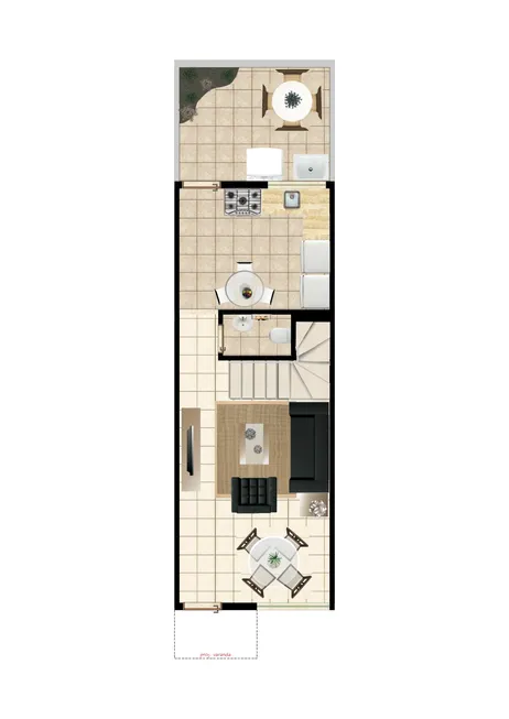 Foto 1 de Casa de Condomínio com 3 Quartos à venda, 120m² em Vargem Grande, Rio de Janeiro