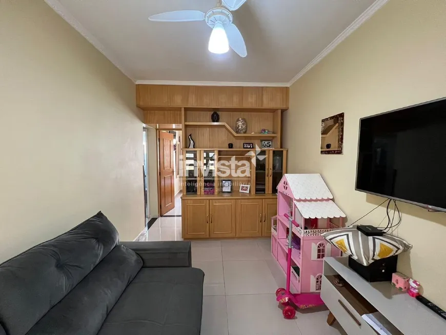 Foto 1 de Apartamento com 1 Quarto à venda, 55m² em Gonzaga, Santos