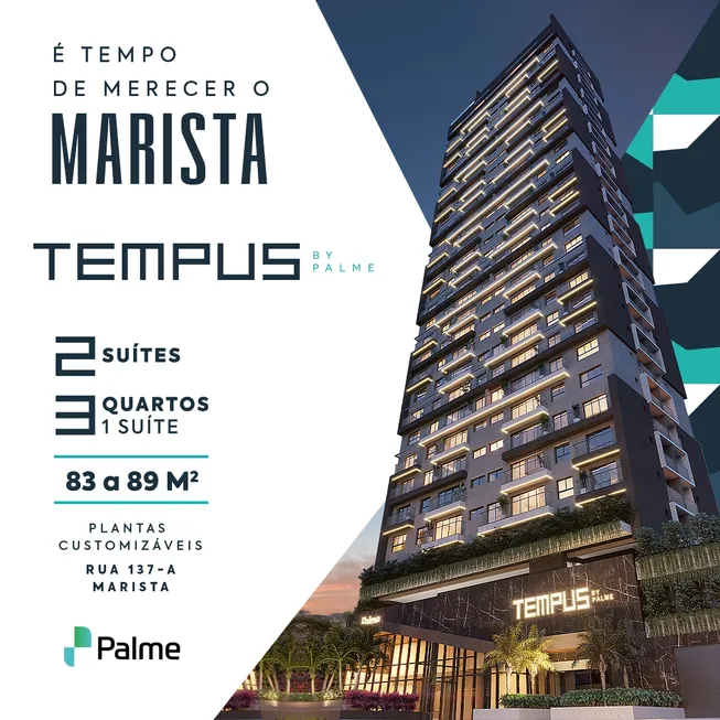 Foto 1 de Apartamento com 2 Quartos à venda, 83m² em Setor Marista, Goiânia