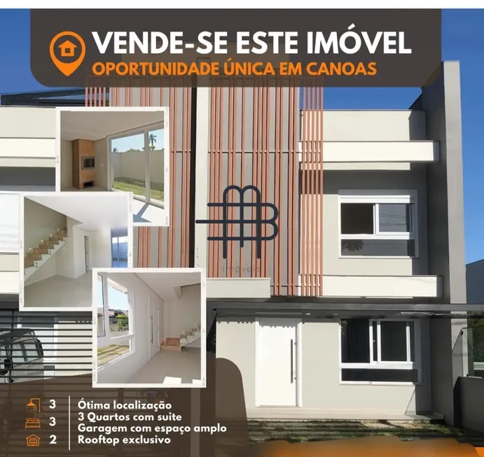 Foto 1 de Casa com 3 Quartos à venda, 205m² em Estância Velha, Canoas