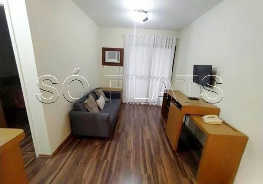 Foto 1 de Flat com 1 Quarto para alugar, 42m² em Jardins, São Paulo