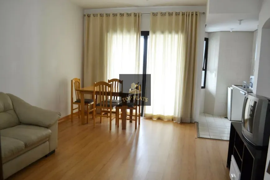 Foto 1 de Flat com 1 Quarto para alugar, 55m² em Moema, São Paulo