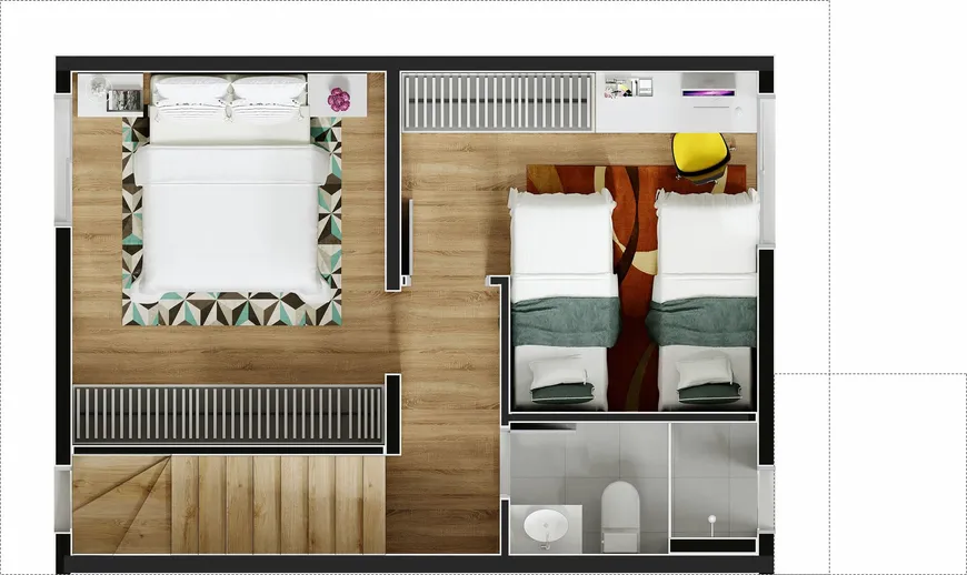 Foto 1 de Casa de Condomínio com 2 Quartos à venda, 65m² em Vossoroca, Votorantim