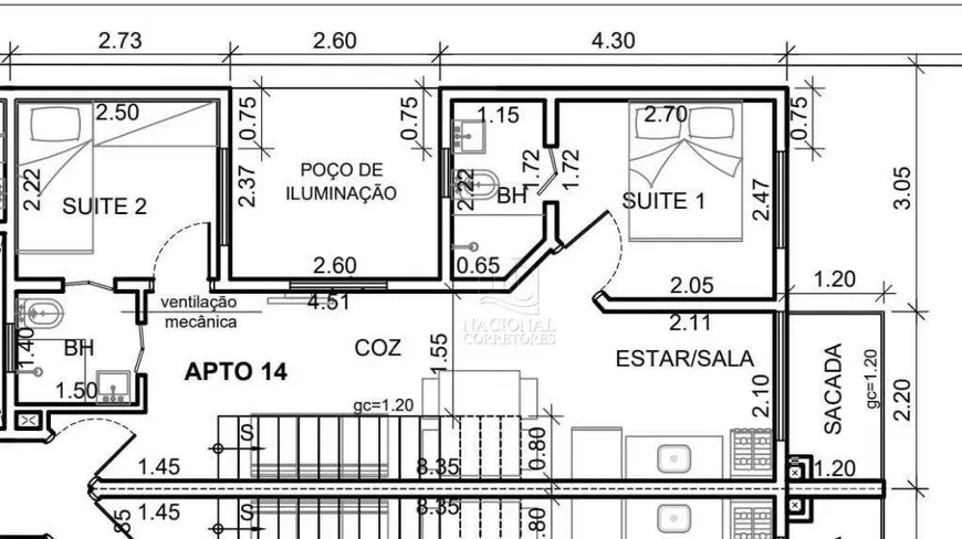 Foto 1 de Apartamento com 2 Quartos à venda, 56m² em Vila Bastos, Santo André