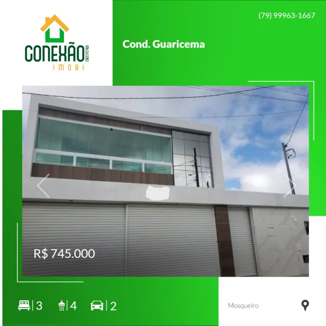 Foto 1 de Casa com 3 Quartos à venda, 200m² em Mosqueiro, Aracaju