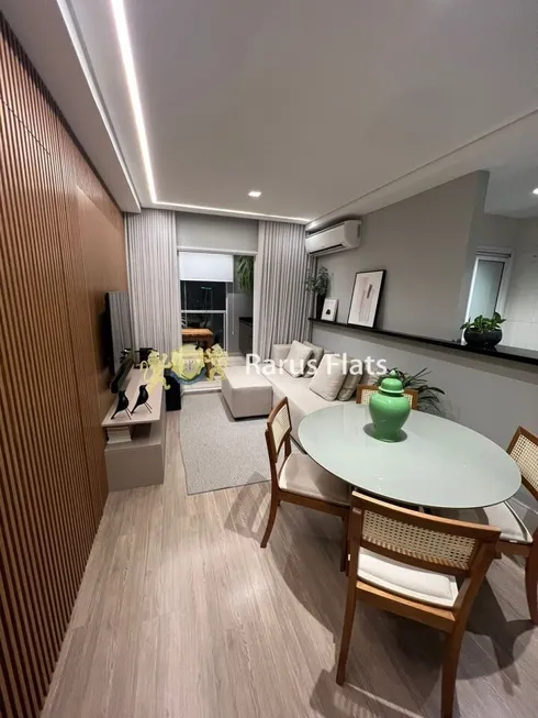 Foto 1 de Flat com 2 Quartos para alugar, 71m² em Brooklin, São Paulo