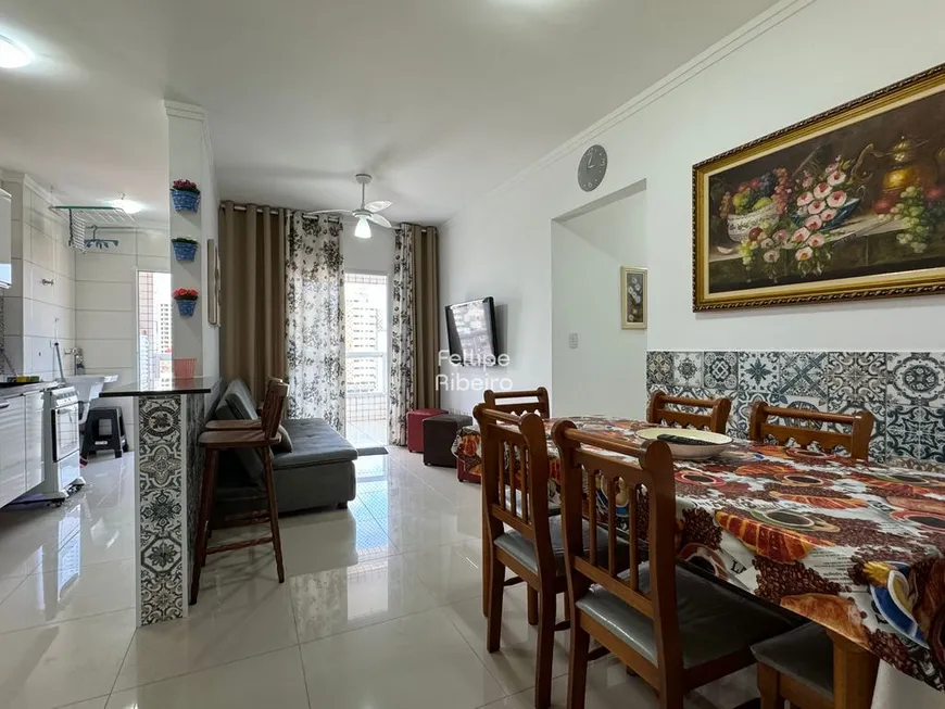 Foto 1 de Apartamento com 2 Quartos à venda, 65m² em Mirim, Praia Grande