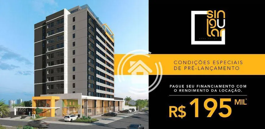 Foto 1 de Apartamento com 1 Quarto à venda, 25m² em Jardim Pacaembu, Piracicaba