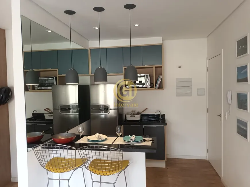 Foto 1 de Flat com 1 Quarto para alugar, 37m² em Centro, São José dos Campos