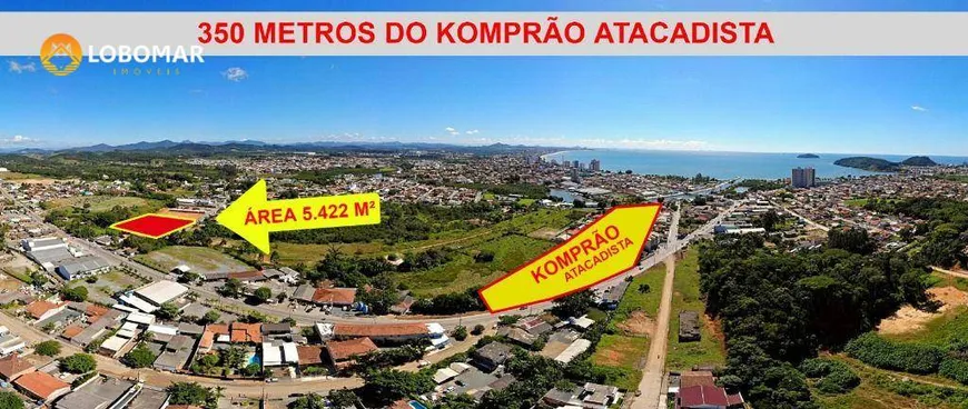 Foto 1 de Lote/Terreno à venda, 5422m² em Nossa Senhora da Paz, Balneário Piçarras