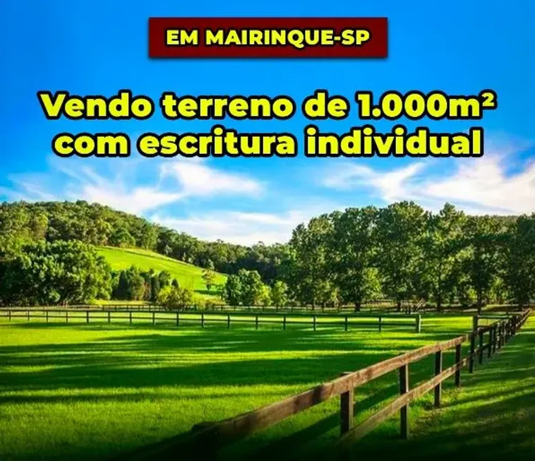 Foto 1 de Lote/Terreno à venda, 1000m² em Setubal, Mairinque