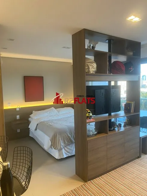 Foto 1 de Flat com 1 Quarto para alugar, 46m² em Pinheiros, São Paulo