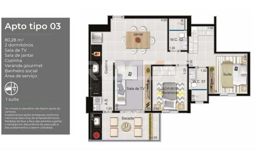 Foto 1 de Apartamento com 2 Quartos à venda, 80m² em Jardim Sumare, Ribeirão Preto