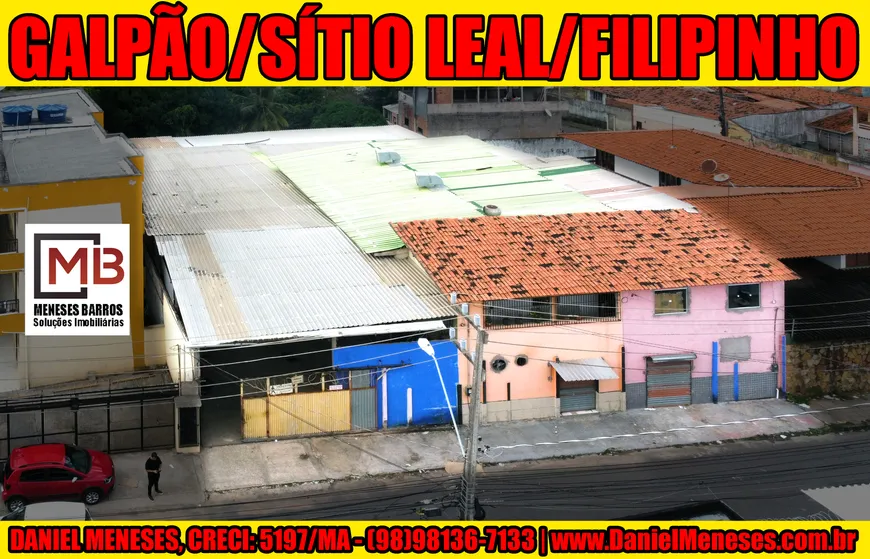 Foto 1 de Prédio Comercial com 2 Quartos à venda, 950m² em Filipinho, São Luís
