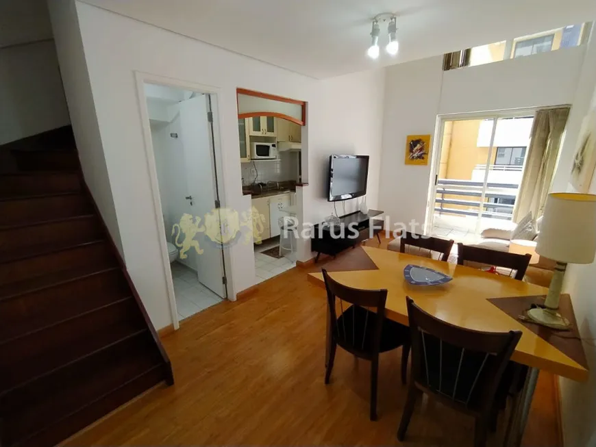 Foto 1 de Flat com 1 Quarto para alugar, 44m² em Moema, São Paulo