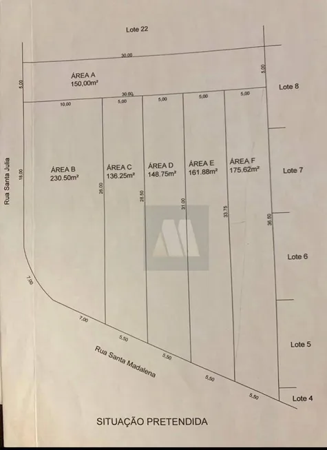 Foto 1 de Lote/Terreno à venda, 148m² em Jardim Villaça, São Roque