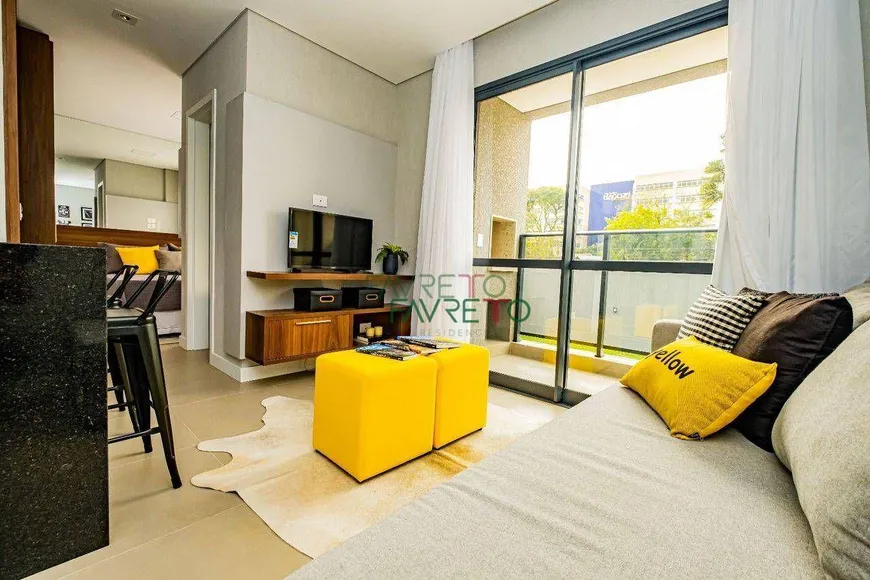 Foto 1 de Apartamento com 1 Quarto para venda ou aluguel, 36m² em Portão, Curitiba