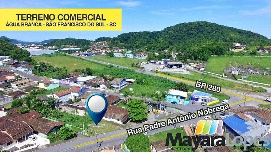 Foto 1 de Lote/Terreno à venda, 515m² em Água Branca, São Francisco do Sul