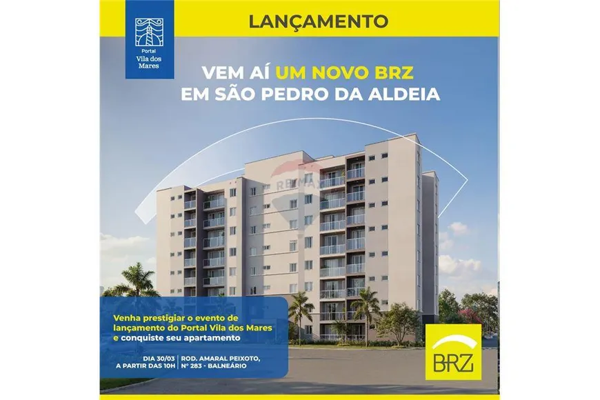 Foto 1 de Apartamento com 2 Quartos à venda, 53m² em Centro, São Pedro da Aldeia