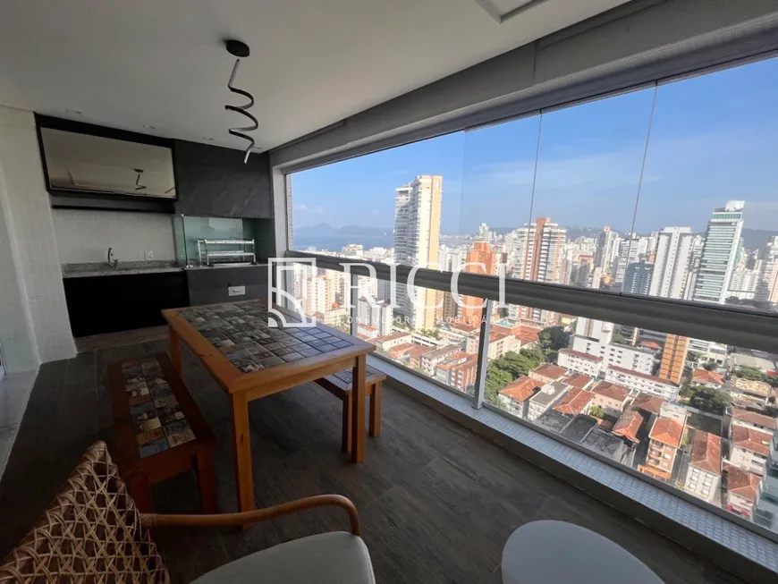 Foto 1 de Apartamento com 3 Quartos à venda, 155m² em Embaré, Santos