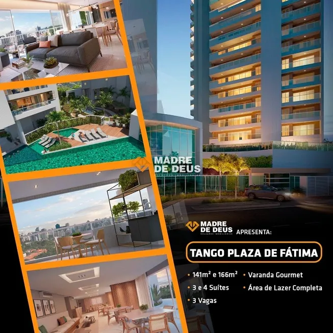 Foto 1 de Apartamento com 3 Quartos à venda, 141m² em Fátima, Fortaleza