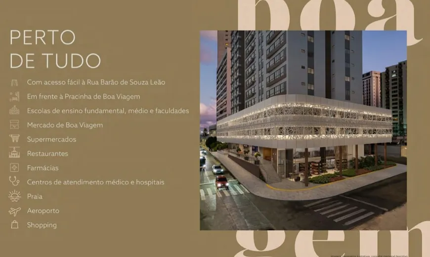Foto 1 de Apartamento com 2 Quartos à venda, 48m² em Pina, Recife