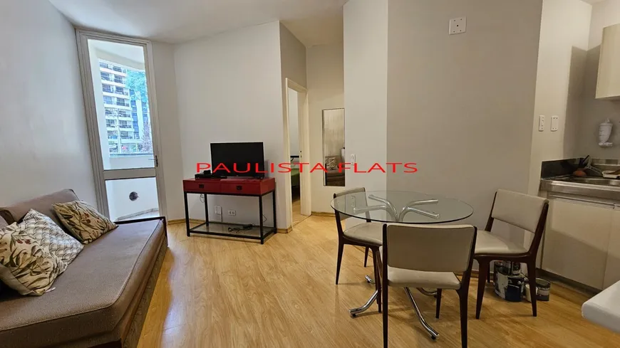 Foto 1 de Flat com 1 Quarto para alugar, 30m² em Jardim Paulista, São Paulo