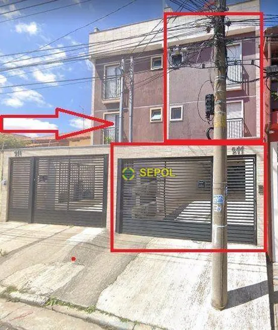 Foto 1 de Sobrado com 2 Quartos à venda, 60m² em Vila America, Santo André