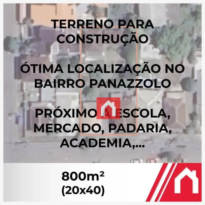 Foto 1 de Lote/Terreno à venda, 800m² em Panazzolo, Caxias do Sul