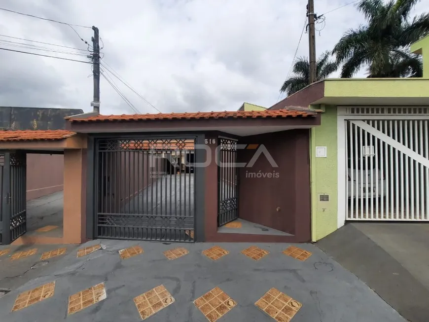 Foto 1 de Casa com 3 Quartos para alugar, 150m² em Jardim Pacaembu, São Carlos