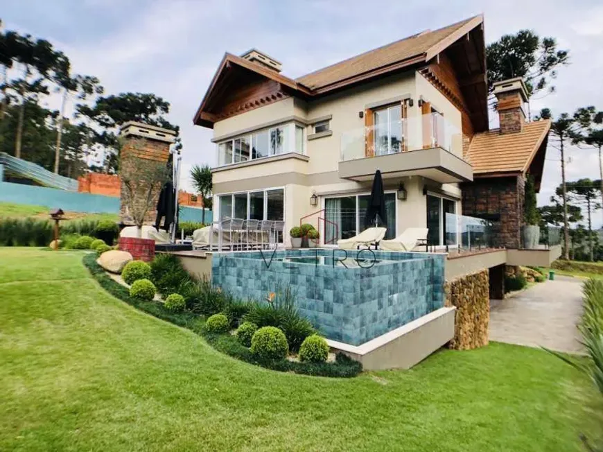 Foto 1 de Casa de Condomínio com 5 Quartos à venda, 567m² em Aspen Mountain, Gramado