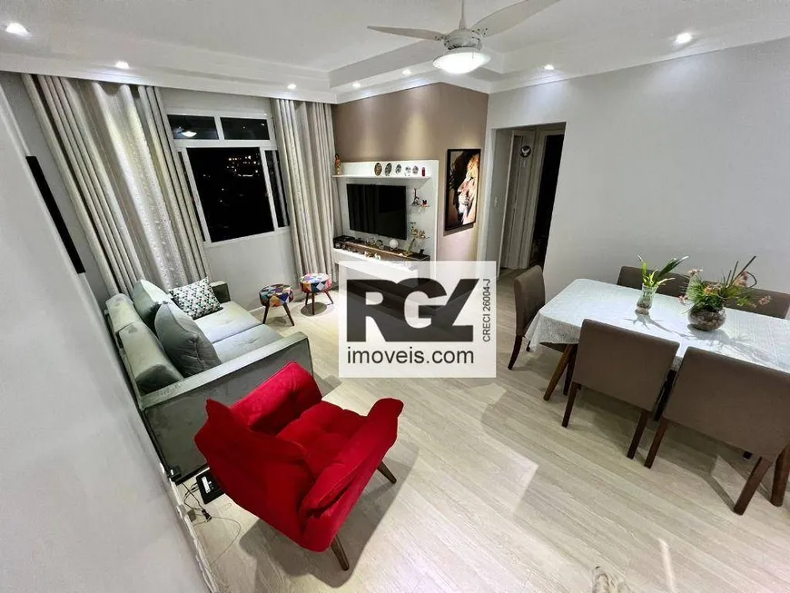 Foto 1 de Apartamento com 1 Quarto à venda, 60m² em Estuario, Santos