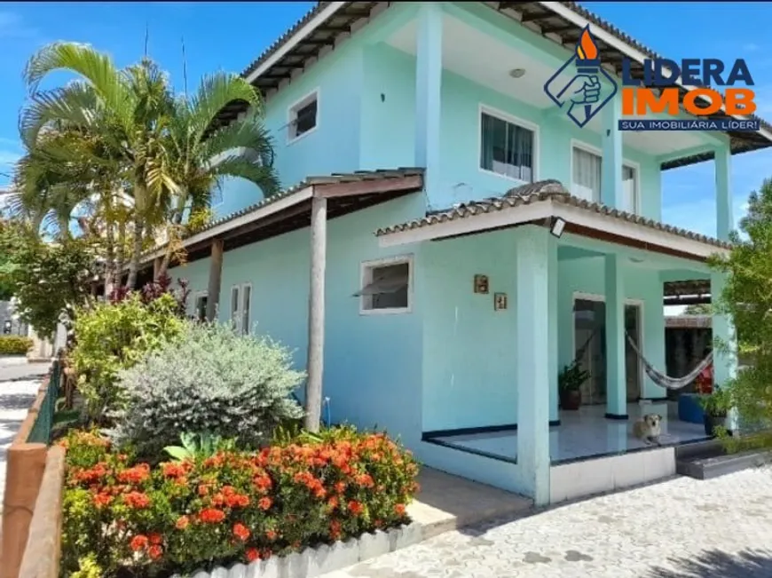 Foto 1 de Casa de Condomínio com 4 Quartos à venda, 400m² em Jaua Abrantes, Camaçari