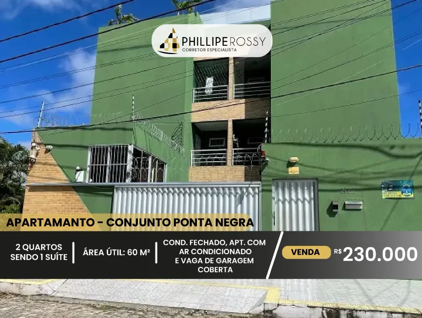 Foto 1 de Apartamento com 2 Quartos à venda, 60m² em Nova Parnamirim, Parnamirim