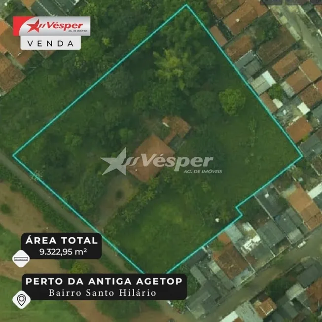 Foto 1 de Lote/Terreno à venda, 9323m² em Santo Hilário, Goiânia