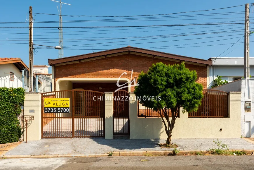 Foto 1 de Casa com 3 Quartos para alugar, 184m² em Jardim Aurélia, Campinas