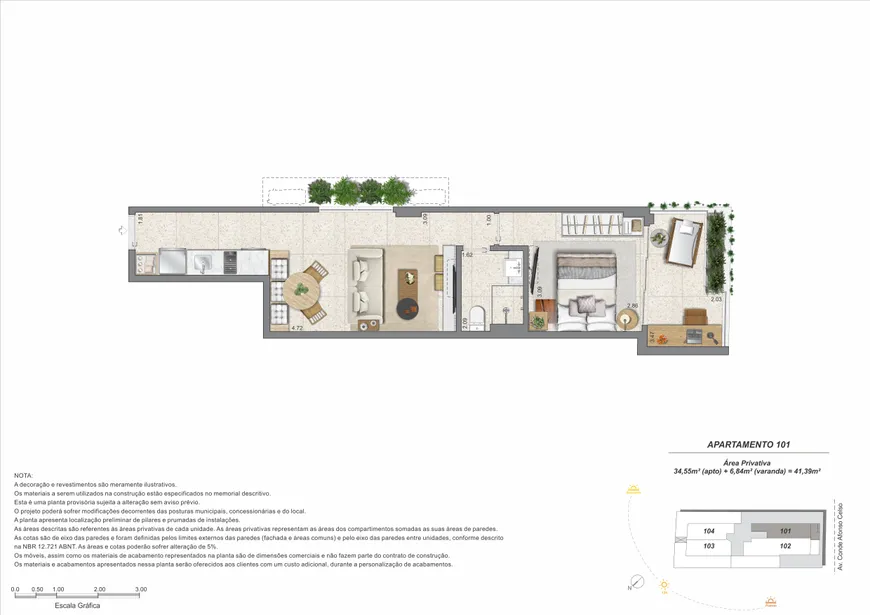 Foto 1 de Apartamento com 1 Quarto à venda, 41m² em Jardim Botânico, Rio de Janeiro