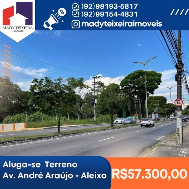 Foto 1 de Lote/Terreno para alugar, 2292m² em Aleixo, Manaus