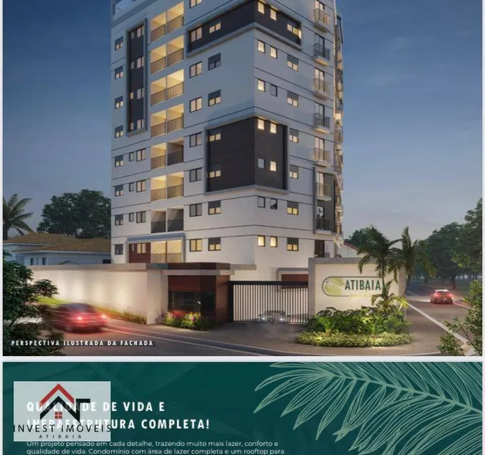 Foto 1 de Apartamento com 1 Quarto à venda, 46m² em Vila Thais, Atibaia