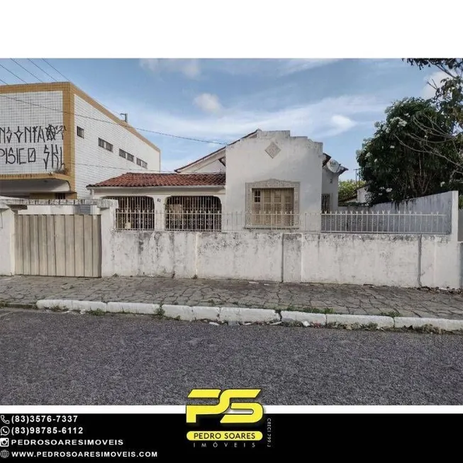 Foto 1 de Casa com 4 Quartos à venda, 432m² em Tambiá, João Pessoa
