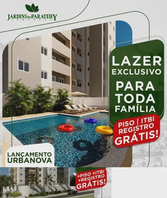 Foto 1 de Apartamento com 2 Quartos à venda, 63m² em Urbanova, São José dos Campos