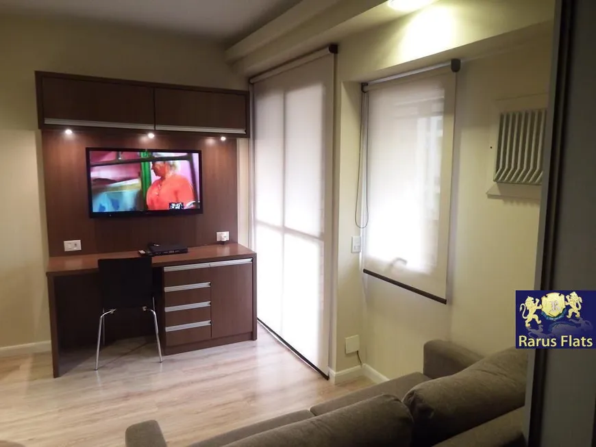 Foto 1 de Flat com 1 Quarto para alugar, 35m² em Moema, São Paulo