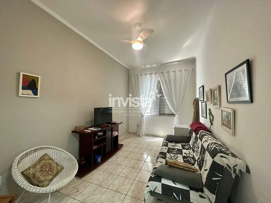 Foto 1 de Apartamento com 1 Quarto à venda, 49m² em Pompeia, Santos