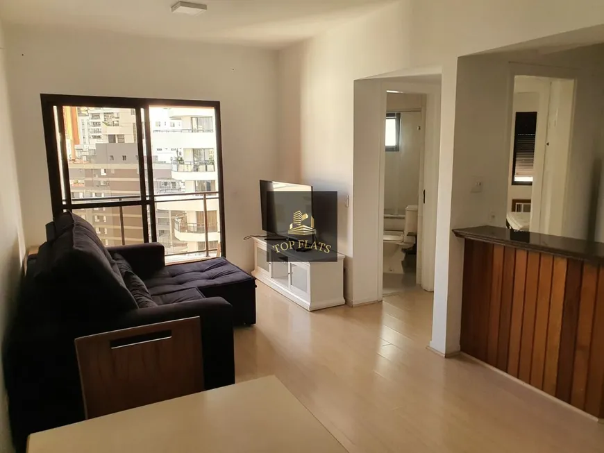 Foto 1 de Flat com 1 Quarto para alugar, 40m² em Vila Nova Conceição, São Paulo