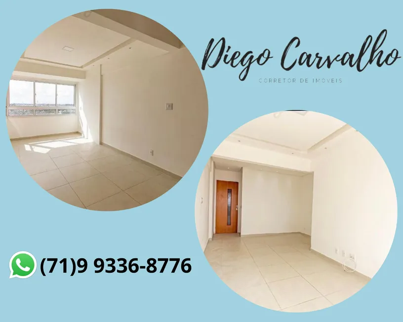 Foto 1 de Apartamento com 3 Quartos à venda, 73m² em Patamares, Salvador