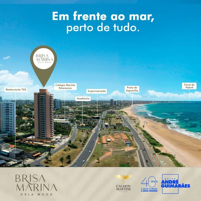 Foto 1 de Apartamento com 2 Quartos à venda, 61m² em Pituaçu, Salvador